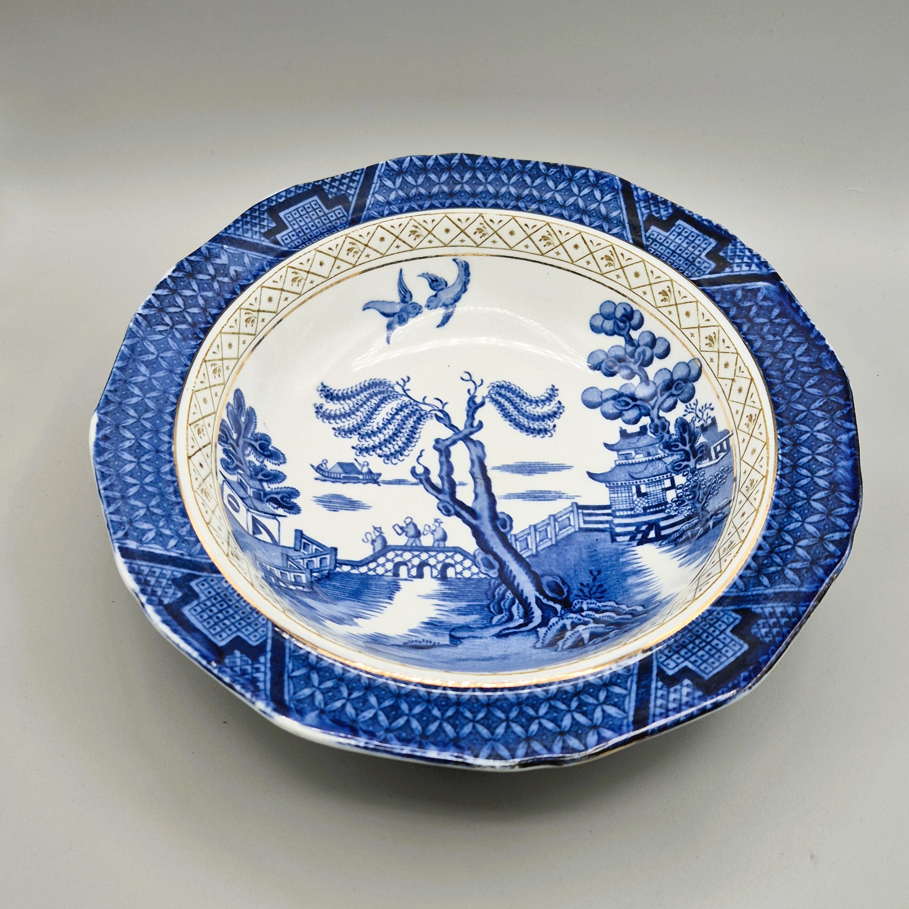 Dinner Plate Booths Blue Willow China Booths Real Old Willow 23cm