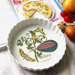 Quiche Dish Portmeirion Pottery 20cm Botanic Garden Water Melon