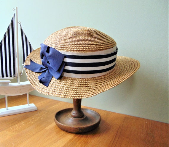 Laura Ashley Straw Boater