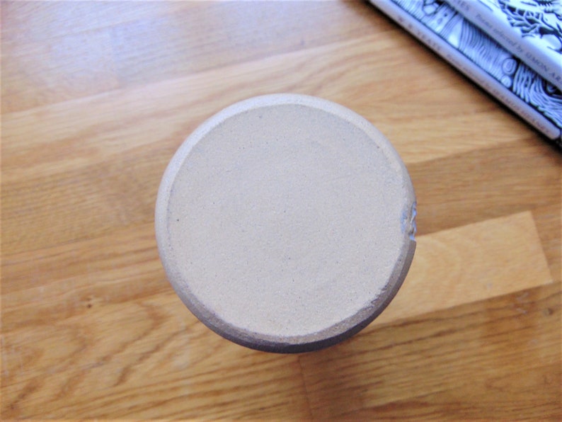 Nigel Graham Holmfirth Studio Pottery Stoneware Bottle Pot West Yorkshire UK Vintage Home Decor Accessories
