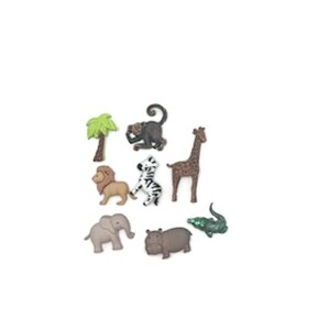 Africa Jungle Animal Push Pins/Thumb Tacks, Shoe Charms,  Magnets, Cubicle Decor, Child Cork Board, Fun Push Pins, Zoo Animal Thumb Tacks