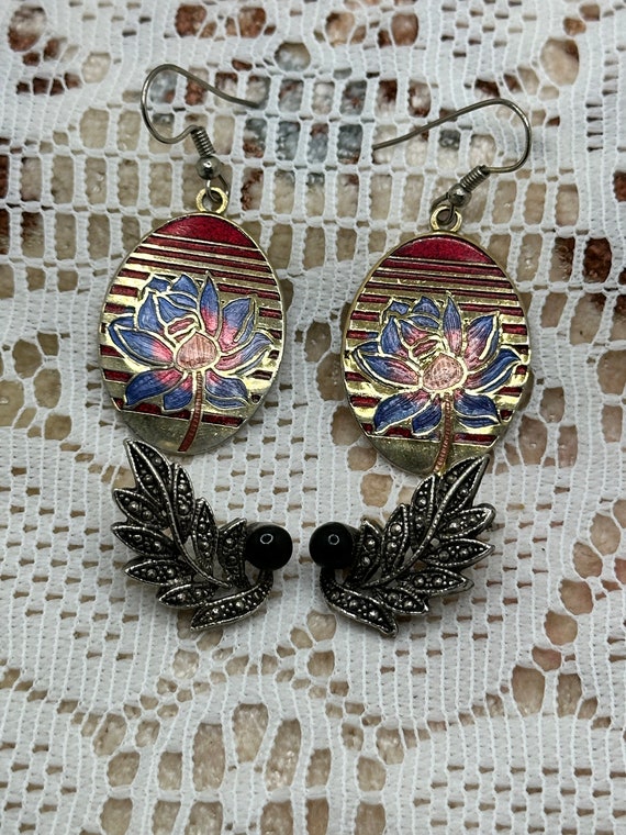 Vintage earrings, vintage jewelry, 2 pair earrings