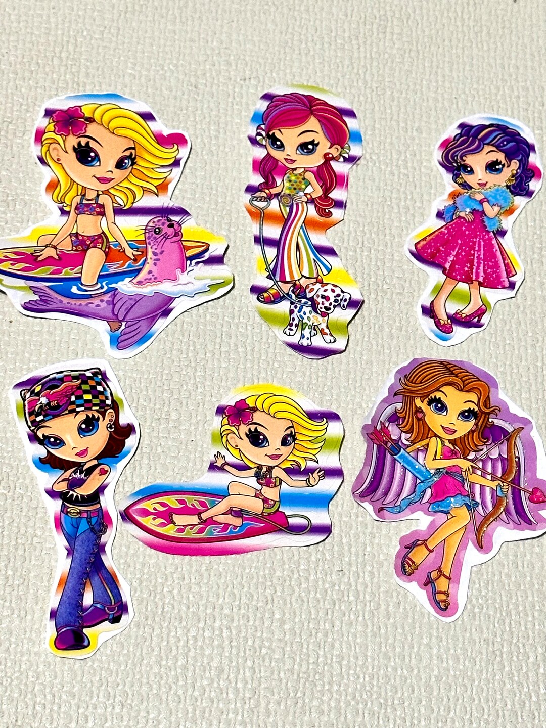 6 Vintage Lisa Frank Stickers Lisa Frank Girls Vintage Etsy