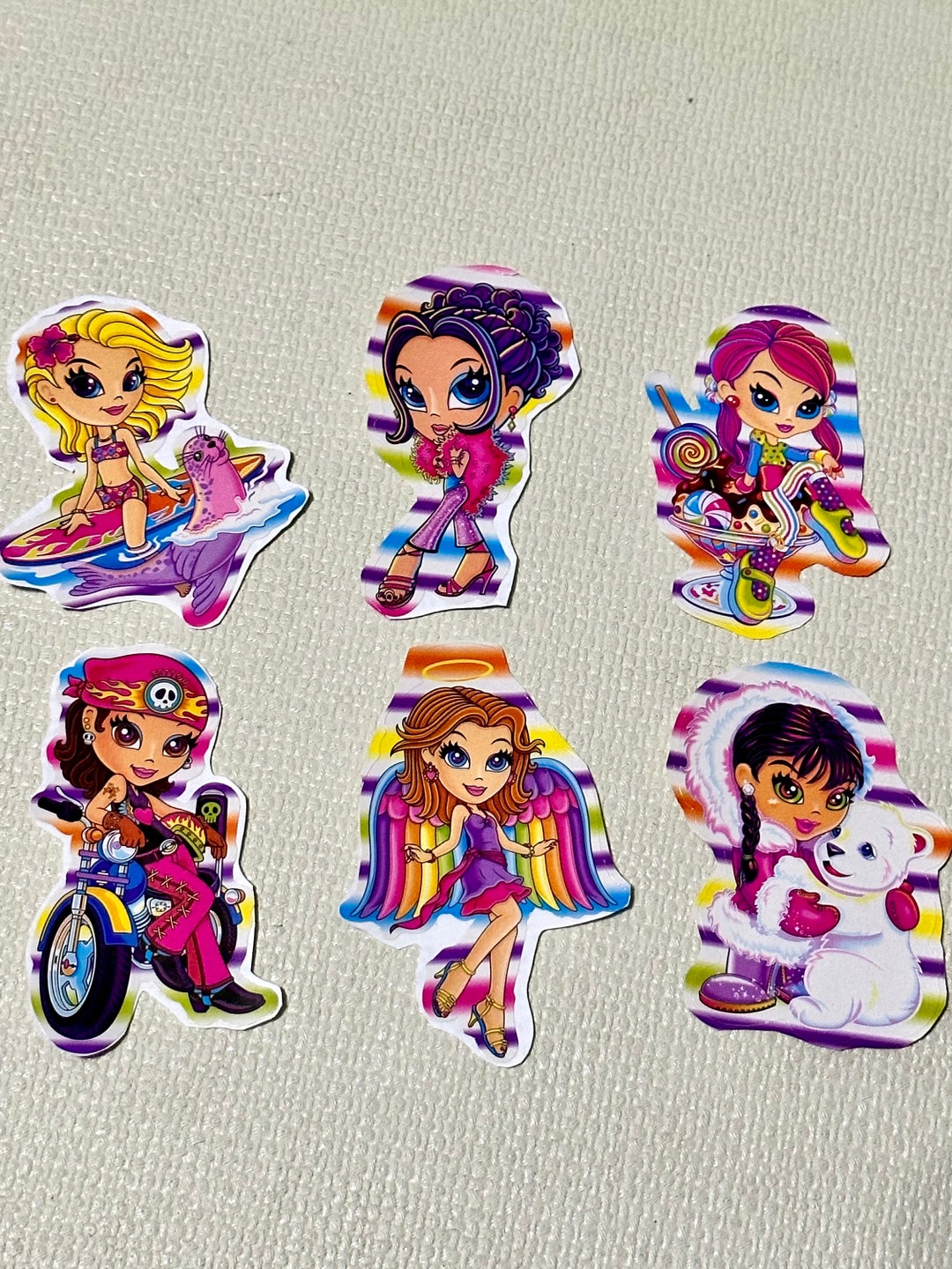6 Vintage Lisa Frank Stickers Lisa Frank Girls Vintage Etsy
