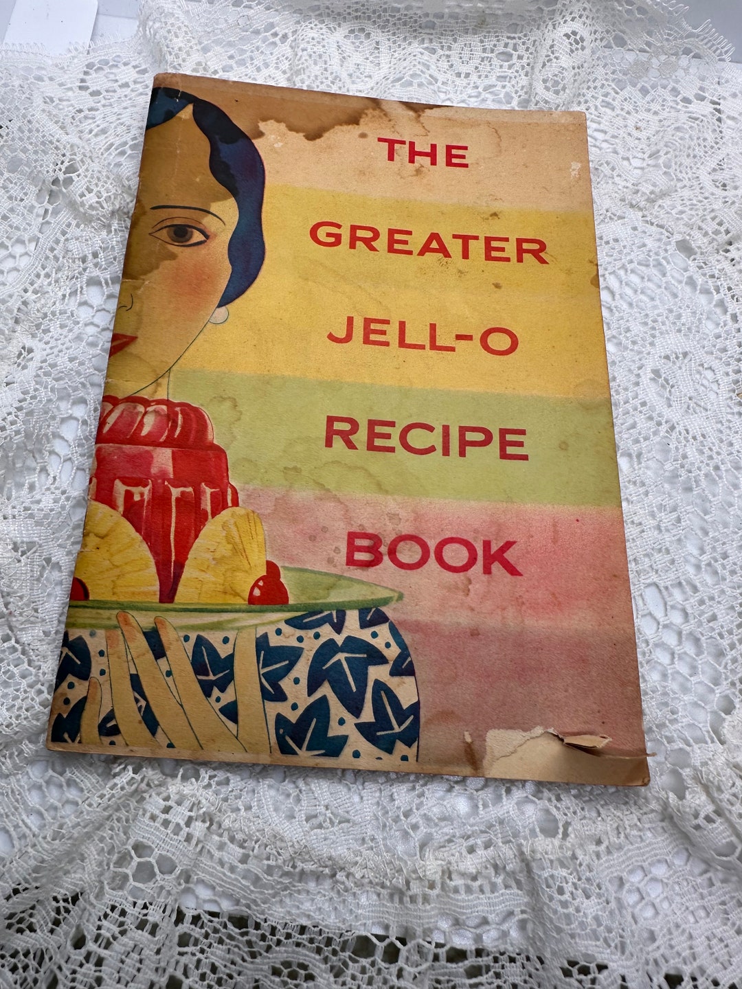 Vintage Cookbook, Sweet Recipes, the Greater Jello Cookbook, Jello