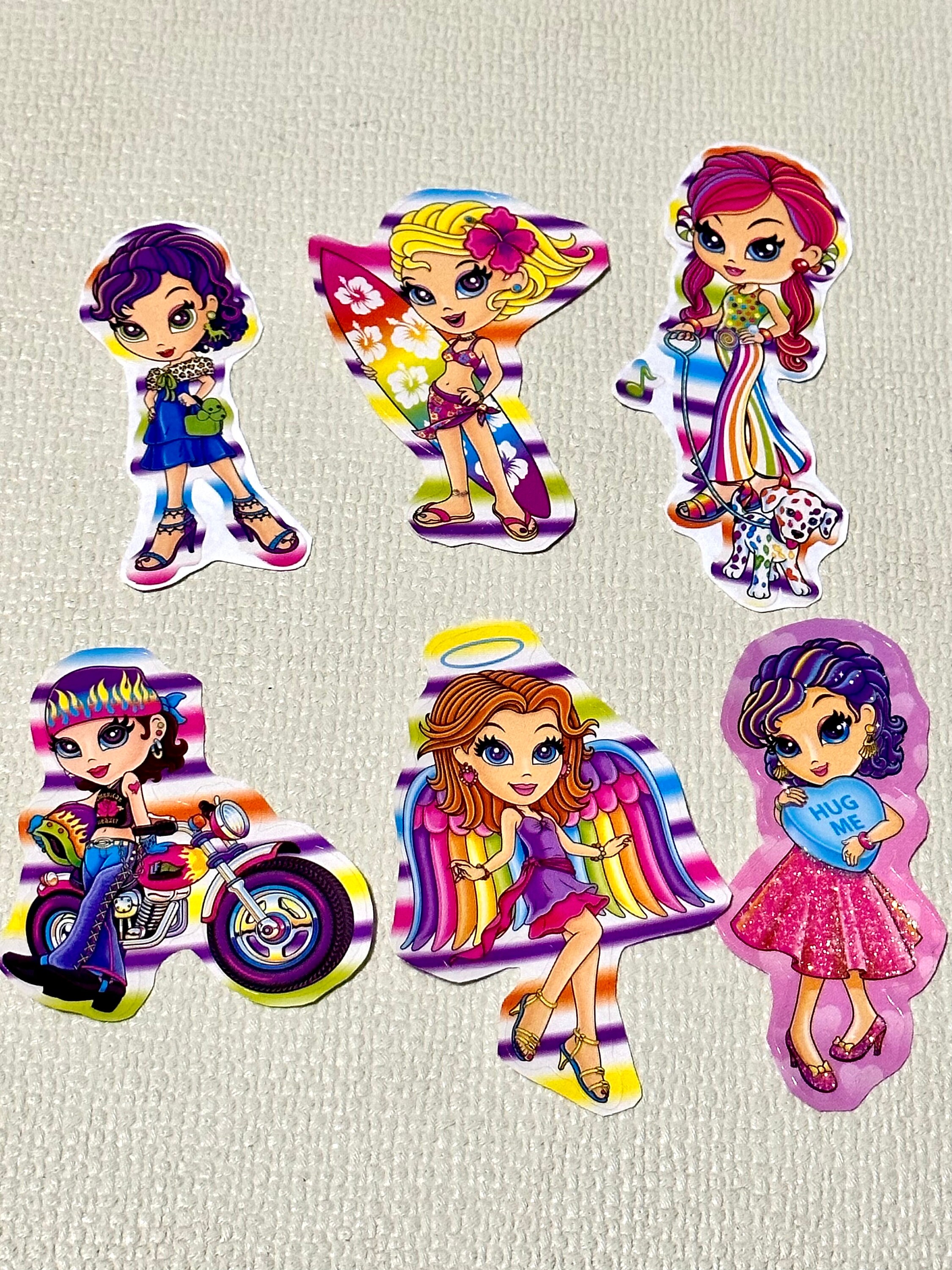 16 X Vintage Lisa Frank Party Decorations 1.5 to 4 Cutouts