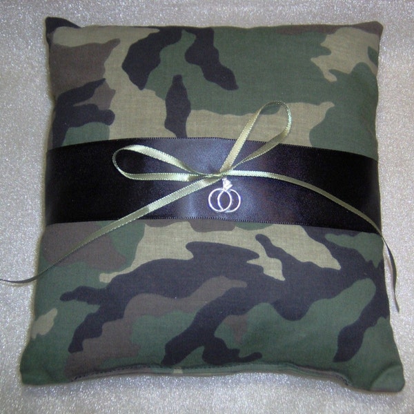 Camo Wedding Pillow Etsy