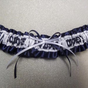 CHOOSE color* Dallas Cowboys Football Wedding Toss prom keepsake garter  *see my other listing for a matching Ring Bearer pillow*