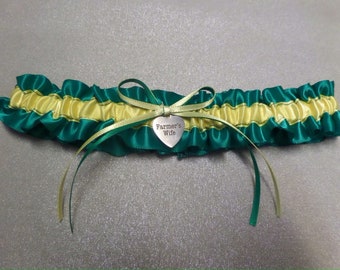 ELIGE* Ligas de recuerdo John Deere Farmer's Wife para baile de graduación o boda - 1 o juego de 2 - también tenemos una almohada para el portador de anillos a juego