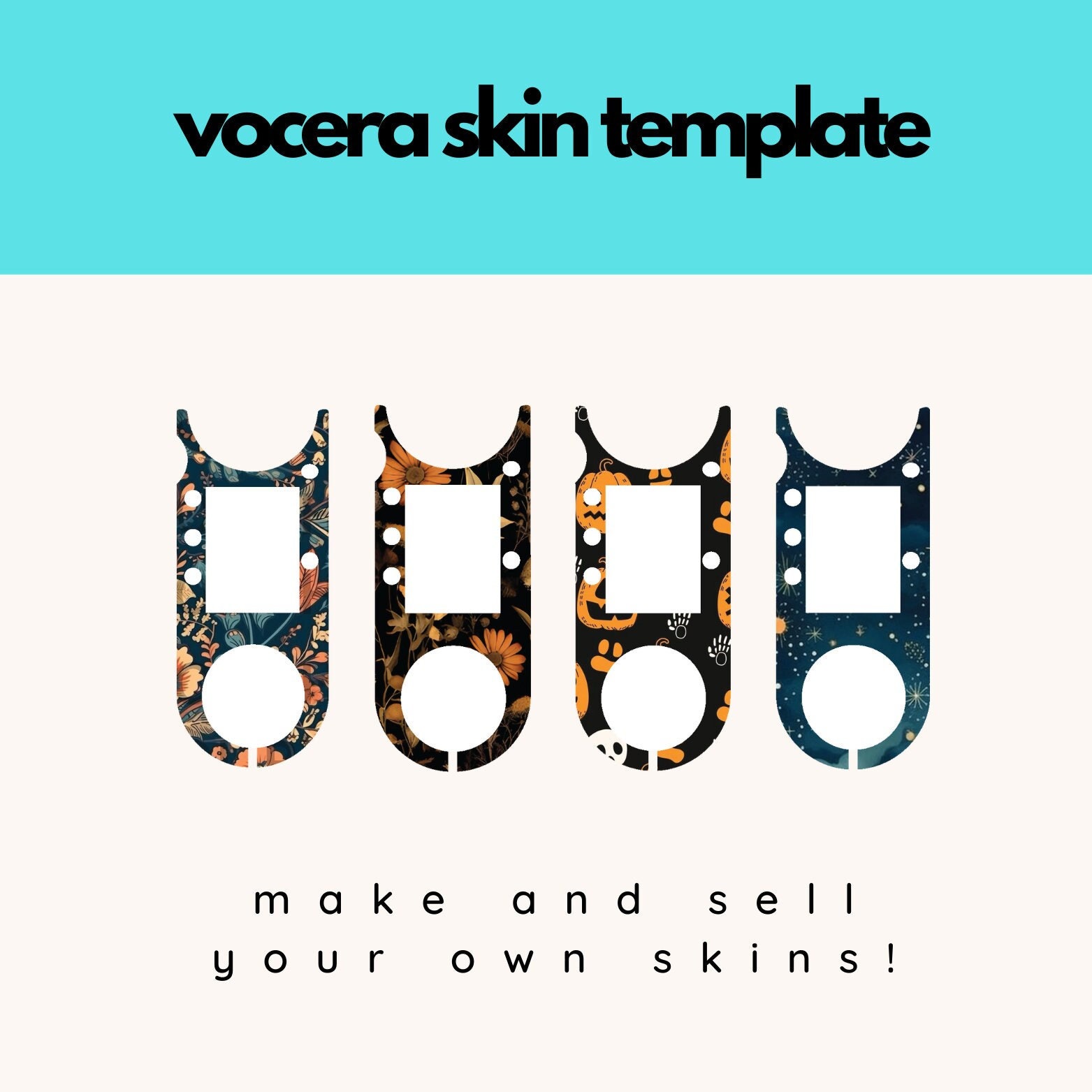 VOCERA SKIN TEMPLATE Digital File, Nurses, Cnas, Surgical Technologist