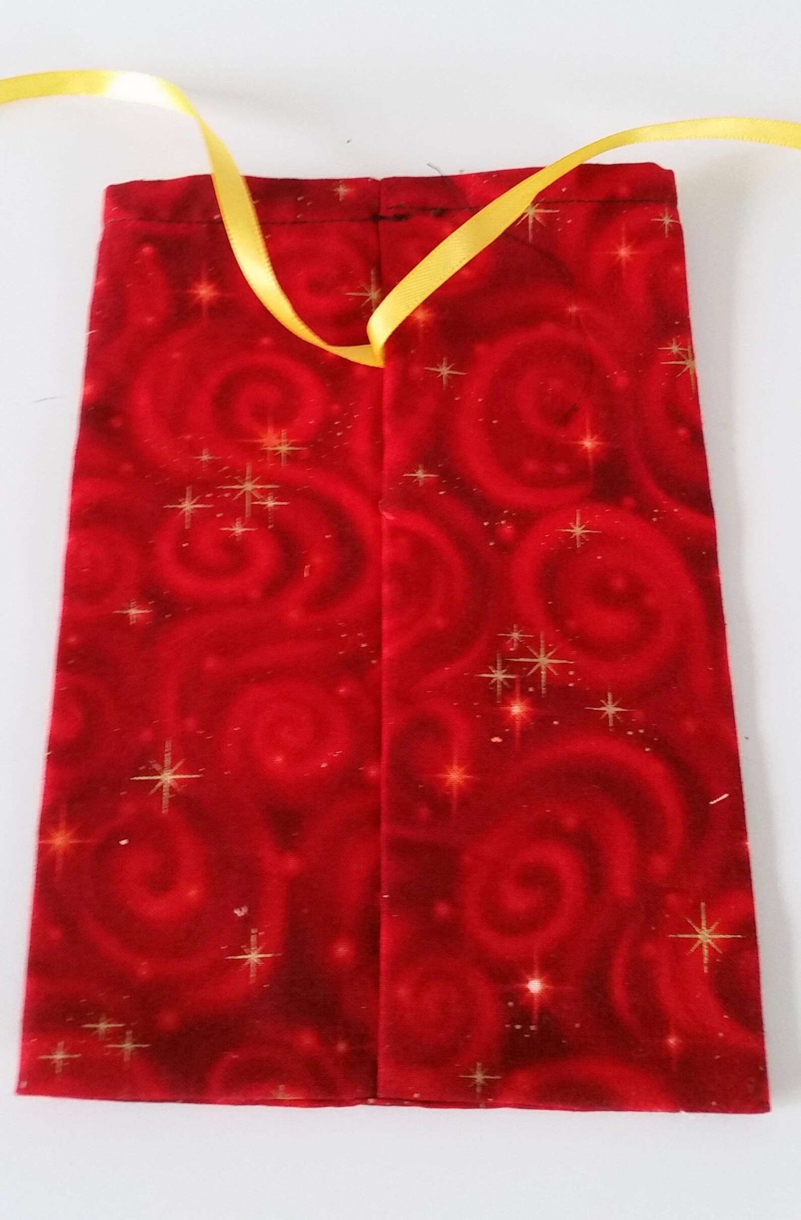Stars and Swirls on Red Fabric Gift Bags / Treat Bags Etsy