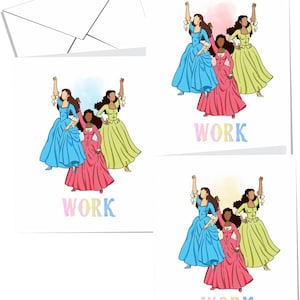 Biglietto musicale personalizzato Hamilton the Schuyler sisters Compleanno, biglietto teatrale per nuovo lavoro A5, nipote, figlia, figlioccia
