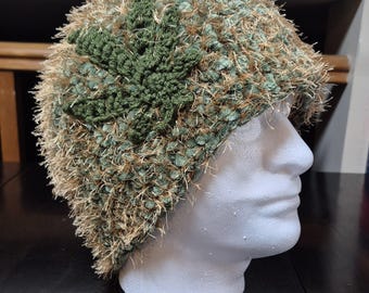 Adult Nug hat with leaf L/XL