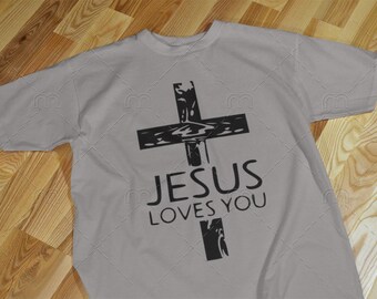 Jesus Loves You Svg Etsy