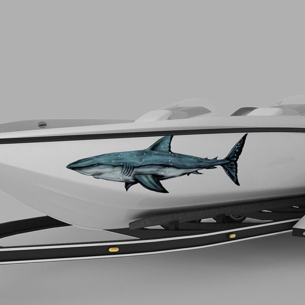 Large Fish Decal for Boat Etsy