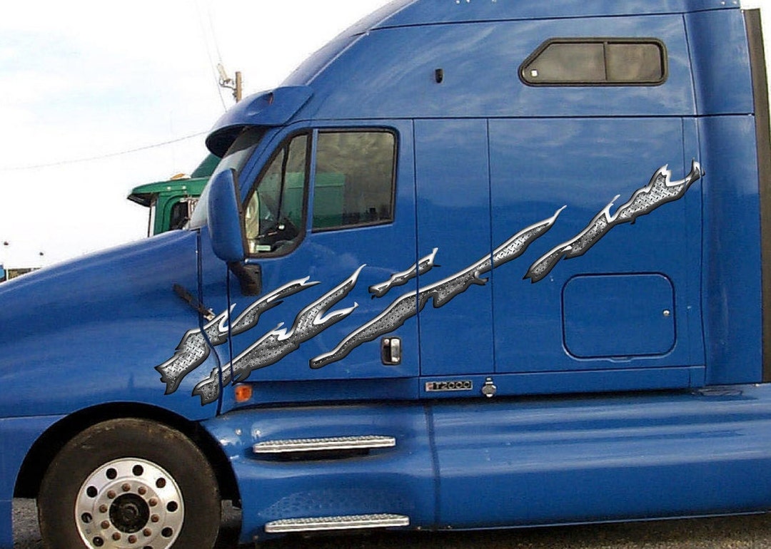 Truck Side Decals Large Vinyl Vehicle Decal Splatter Diamond Etsy