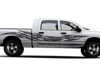 Tribal Flares Truck Decals Set of 2