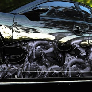 2 Custom TESLA Model S Side Rocker Panel Body Vinyl Aufkleber