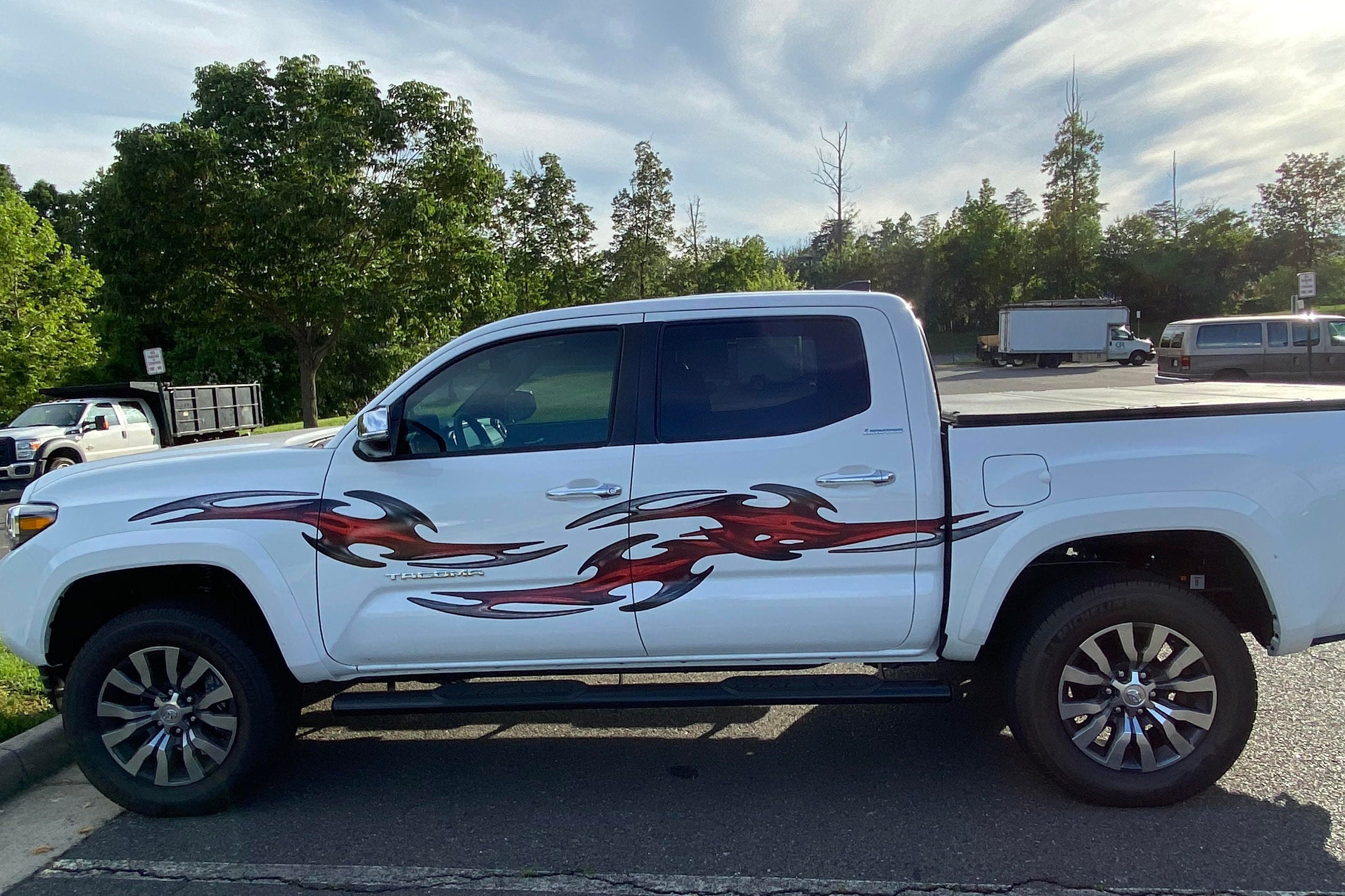 Tribal decal Full color Car side graphics vinyl sticker, Tribal Car