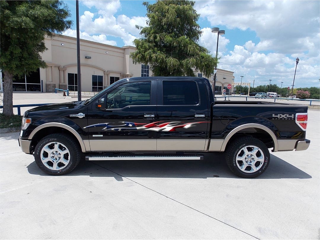 American Flag Truck Vinyl Graphics Set of 2 - Etsy