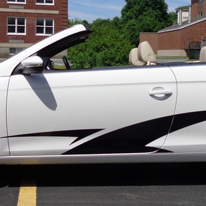 Car Stripes Decals, Vinyl Vehicle Decals for Trucks and Cars, Set of 2