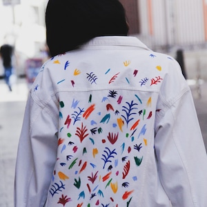 Campbells Hand Painted Denim Jacket / Custom Jean Jacket / Pop - Etsy