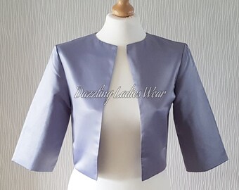 silver grey jacket for wedding