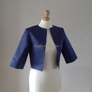 navy bolero jacket