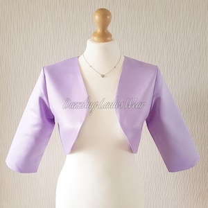 lilac bolero jacket