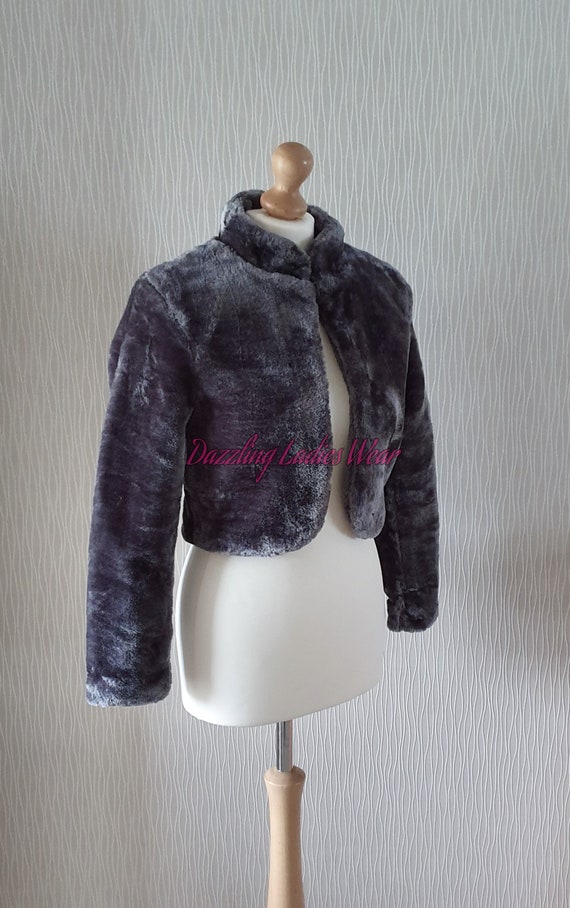 Dark grey best sale bolero