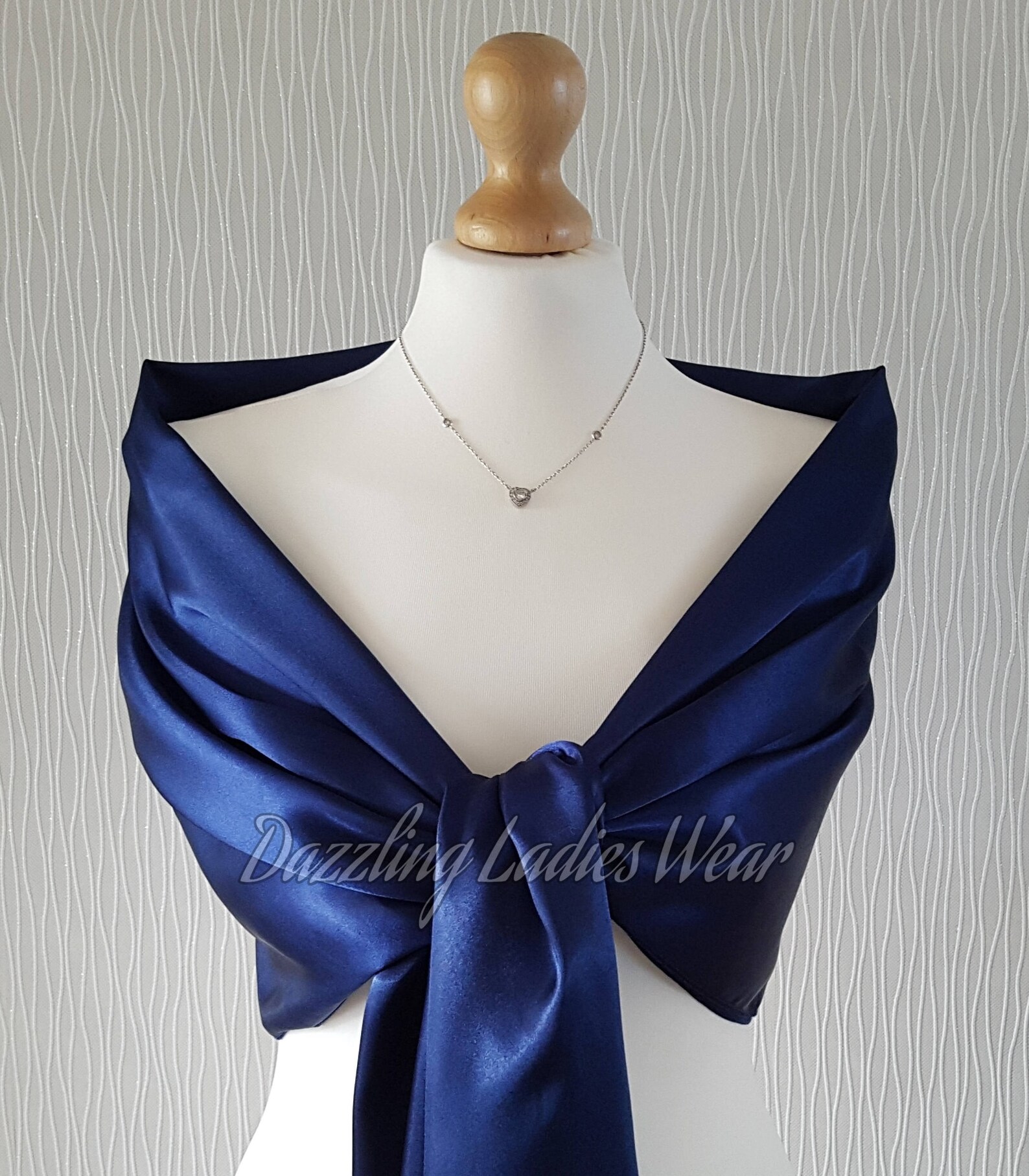 shawl for navy blue dress