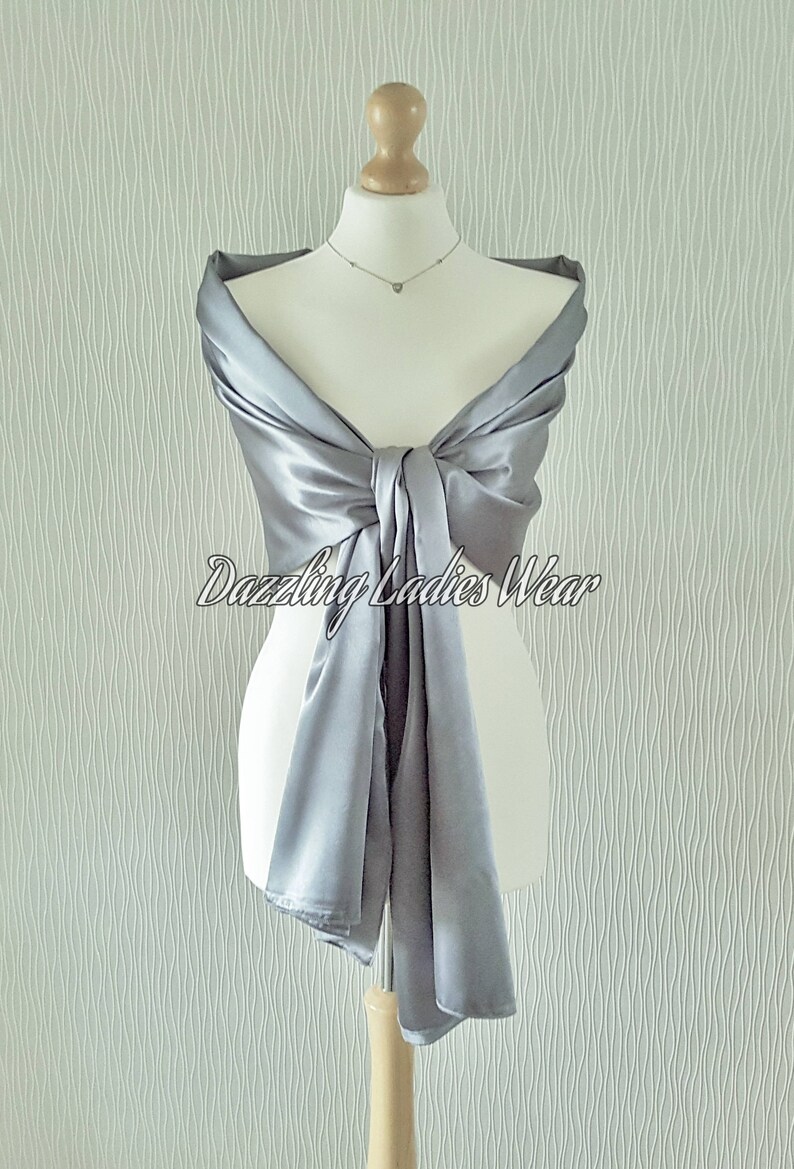 cream chiffon shawl