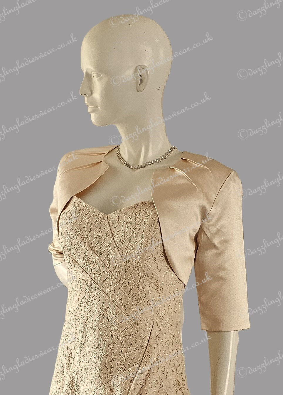 Women's gold bolero jacket sale