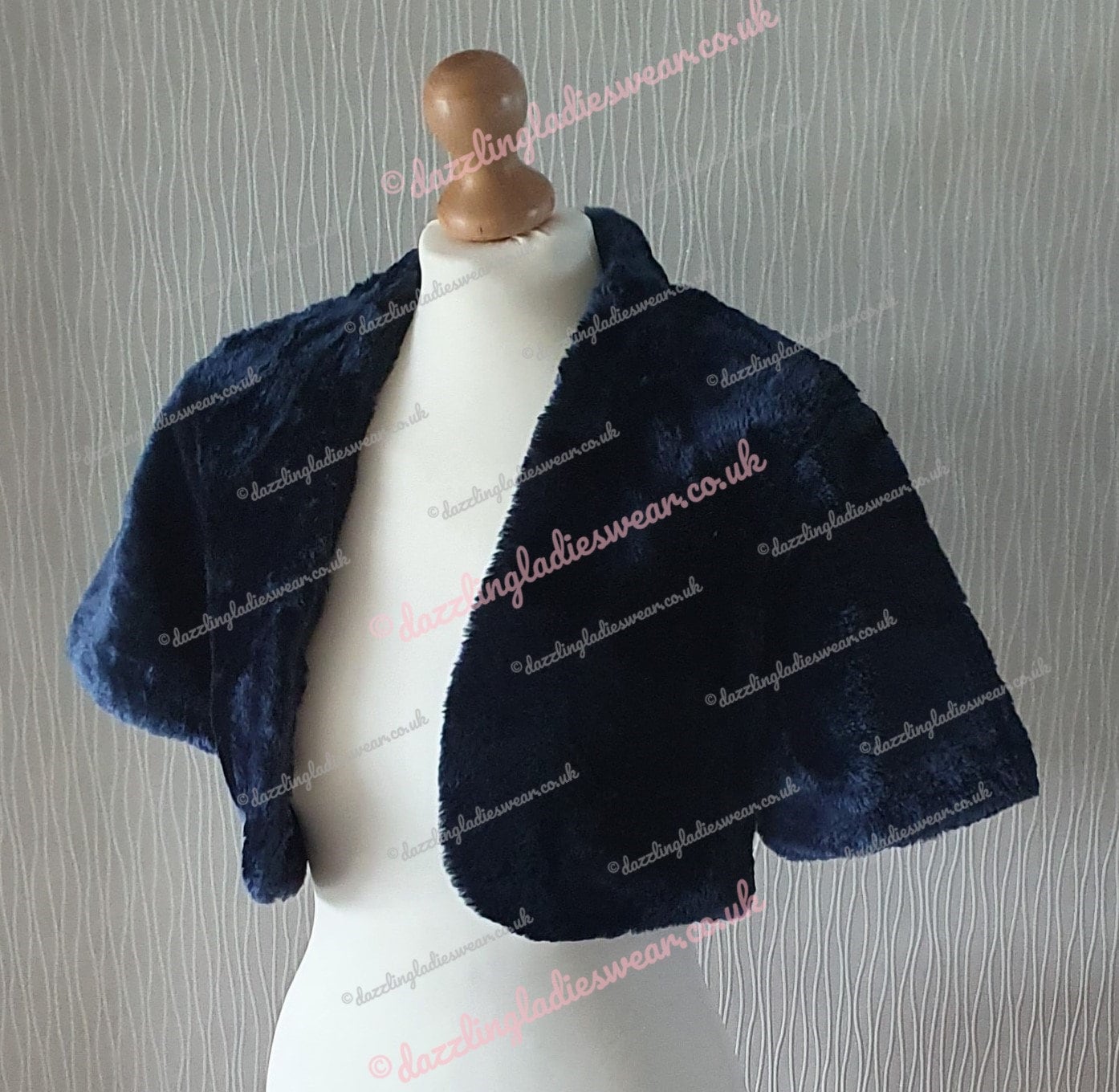Satin Bolero Jacket Navy Blue - Etsy