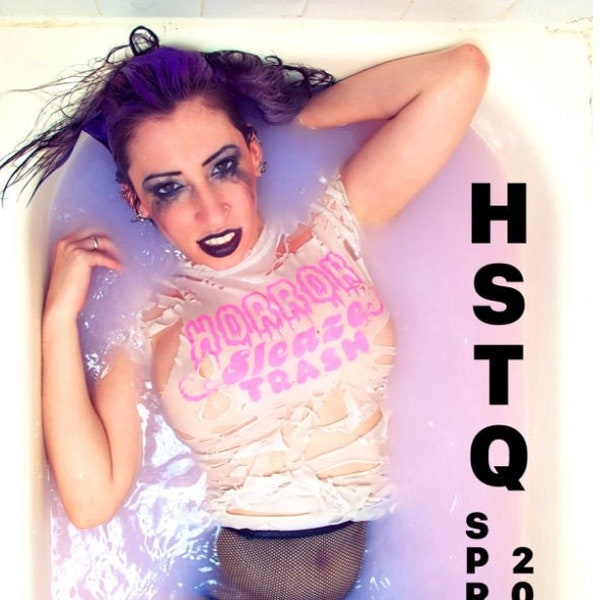 HSTQ Spring 2021 ~ poetry zine ~ digital pdf ~ Horror Sleaze Trash ~ Home of the misfits ~ out of the box ~ transgressive