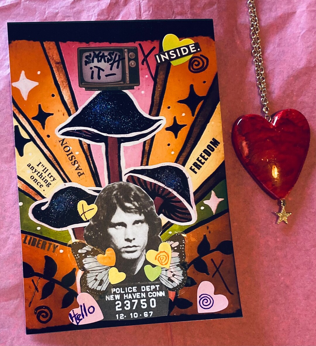 Freedom~a State of Mind~ Interchangeable Collage~morrison Mugshot