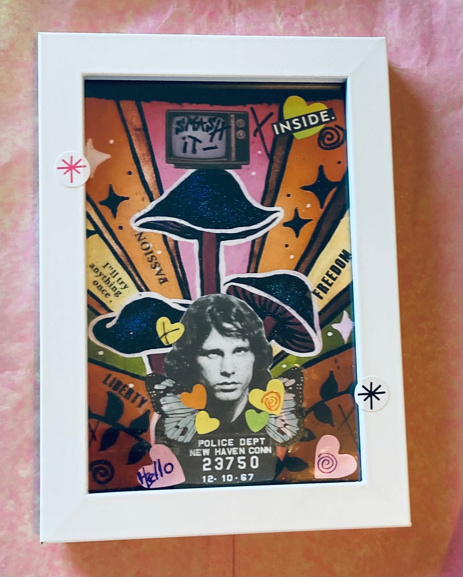 Freedom~a State of Mind~ Interchangeable Collage~morrison Mugshot
