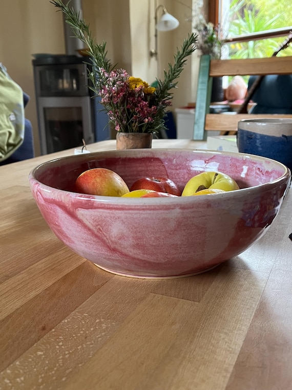 Große Schüssel rot/rosa