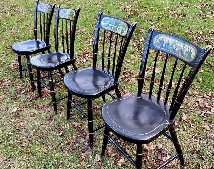 Bicentennial Liberty Chairs Set Four Nichols & Stone 1976 Etsy