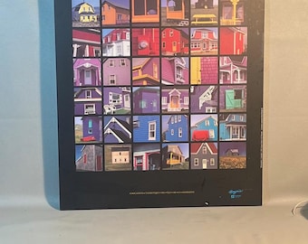 Poster Quebec Houses Maisons des Iles-de-la-Madeleine George Fischer PHtog 36x24 *Shipping is not included. Ask for cost to ship.*