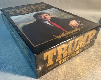 Trump The Game 1989 Milton Bradley Mint In Factory Sealed Box With Original Price Tag From Bloomingdales Never Opened