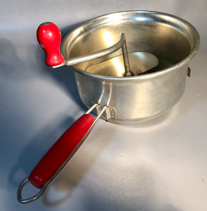 Vintage Foley Food Mill w/Red Wood Knob & Handle 1933 Masher Etsy