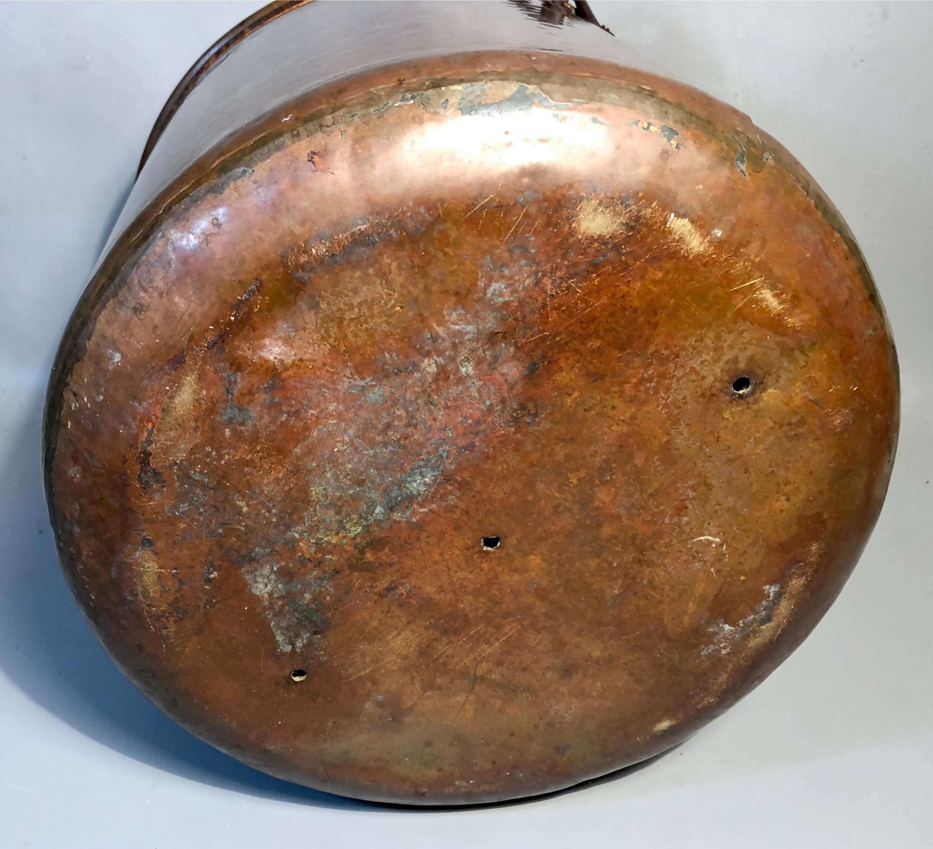 Kupfer Pail Eimer c1850 handgehämmert mit vernieteten | Etsy