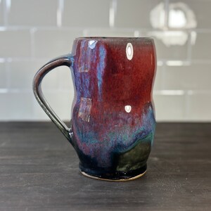 Mug, Large Coffee Cup, Tea Cup, Wheel Thrown Stoneware, 20 oz. 1303