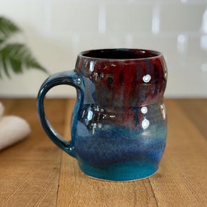 Mok, grote koffiekop, theekop, porselein op wiel, 17 oz. 1677