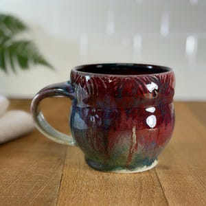 Mok, grote koffiekop, theekop, op wiel gegooid porselein, 13 oz. 1679