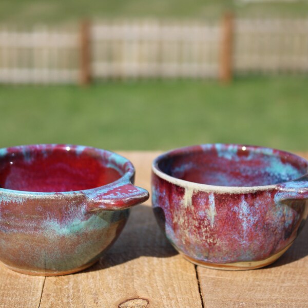 Ceramic Ramekin With Handles Etsy