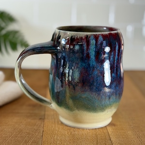 Mok, grote koffiekop, theekop, porselein op wiel, 22 oz. 1675
