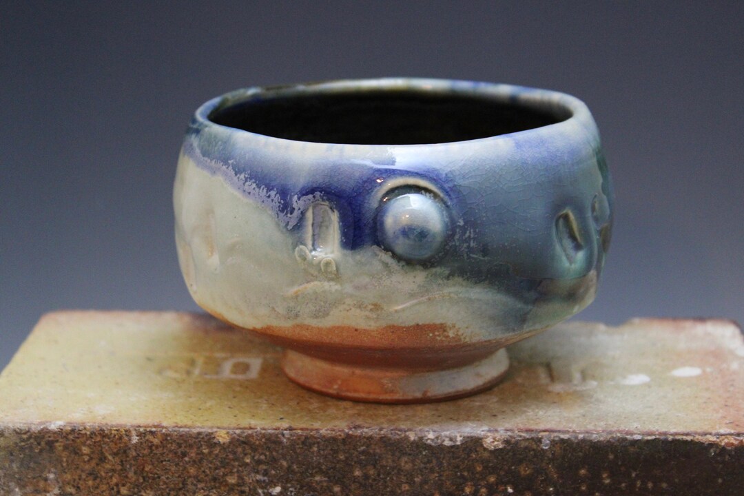 80a Soda Fired Tea Cup, Rice Bowl, Wheel Thrown, Stoneware - Etsy