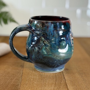 Mok, grote koffiekop, theekop, porselein op wiel, 17 oz. 1678